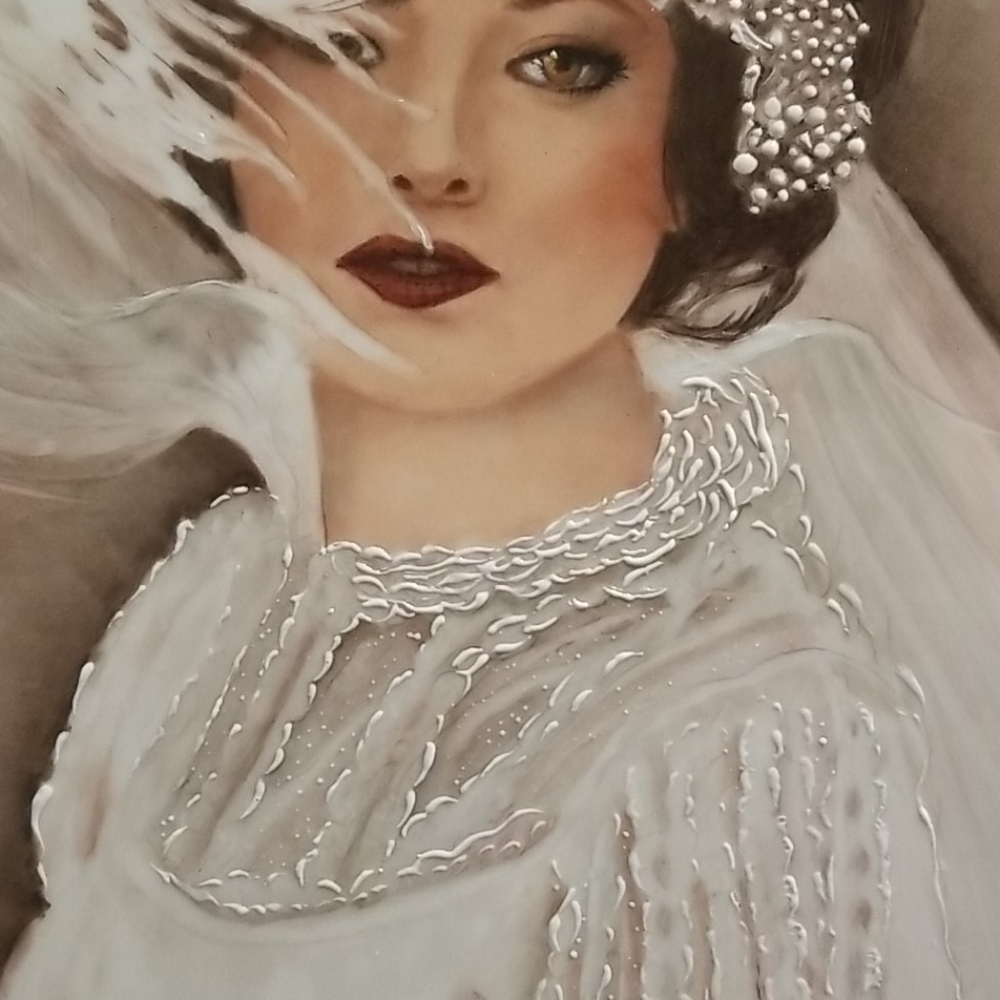 Oil on Porcelain Painting - Picture 5 of 7